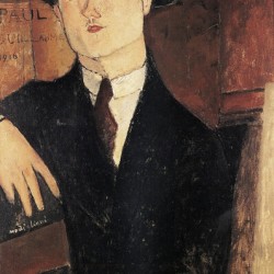 Modigliani - Portrait of Paul Guillaume -3-